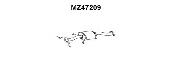 VENEPORTE MZ47209 Предглушитель выхлопных газов для MAZDA 626 III (Мазда 626 3) VENEPORTE MZ47209 Предглушитель выхлопных газов для MAZDA 626 III (Мазда 626 3)