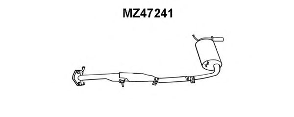 VENEPORTE MZ47241 Глушитель выхлопных газов конечный для MAZDA MX-5 I (Мазда Мx-5 и) VENEPORTE MZ47241 Глушитель выхлопных газов конечный для MAZDA MX-5 I (Мазда Мx-5 и)