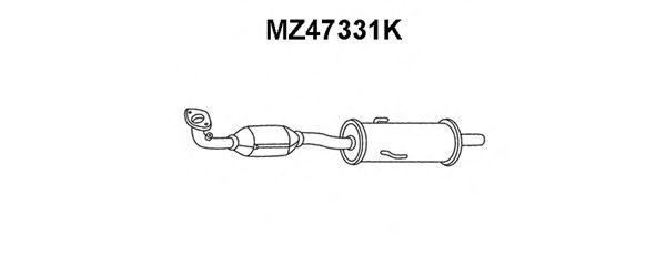 VENEPORTE MZ47331K Катализатор для MAZDA 6 (Мазда 6) VENEPORTE MZ47331K Катализатор для MAZDA 6 (Мазда 6)