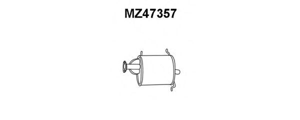 VENEPORTE MZ47357 Глушитель выхлопных газов конечный для MAZDA (Мазда) VENEPORTE MZ47357 Глушитель выхлопных газов конечный для MAZDA (Мазда)