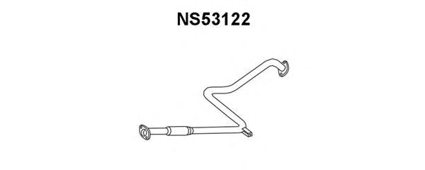 VENEPORTE NS53122 Средний глушитель выхлопных газов для NISSAN PRIMERA (Ниссан Примера) VENEPORTE NS53122 Средний глушитель выхлопных газов для NISSAN PRIMERA (Ниссан Примера)