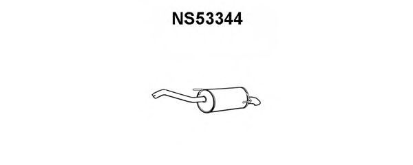 VENEPORTE NS53344 Глушитель выхлопных газов конечный для NISSAN NOTE (Ниссан Нотэ) VENEPORTE NS53344 Глушитель выхлопных газов конечный для NISSAN NOTE (Ниссан Нотэ)