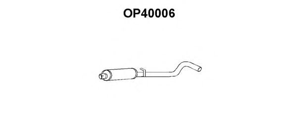 VENEPORTE OP40006 Средний глушитель выхлопных газов для OPEL CORSA A (Опель Cорса а) VENEPORTE OP40006 Средний глушитель выхлопных газов для OPEL CORSA A (Опель Cорса а)