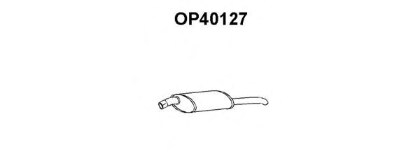 VENEPORTE OP40127 Глушитель выхлопных газов конечный для OPEL (Опель)