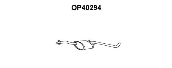 VENEPORTE OP40294 Средний глушитель выхлопных газов для OPEL OMEGA A (Опель Омэга а) VENEPORTE OP40294 Средний глушитель выхлопных газов для OPEL OMEGA A (Опель Омэга а)