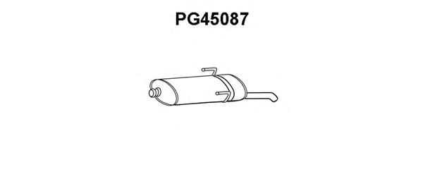 VENEPORTE PG45087 Глушитель выхлопных газов конечный для PEUGEOT 205 II (Пежо 205 2) VENEPORTE PG45087 Глушитель выхлопных газов конечный для PEUGEOT 205 II (Пежо 205 2)