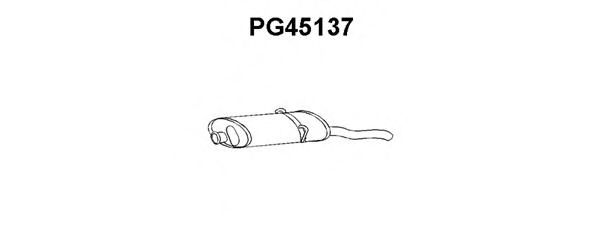VENEPORTE PG45137 Глушитель выхлопных газов конечный для PEUGEOT 309 II (Пежо 309 2) VENEPORTE PG45137 Глушитель выхлопных газов конечный для PEUGEOT 309 II (Пежо 309 2)