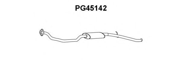 VENEPORTE PG45142 Предглушитель выхлопных газов для PEUGEOT 309 II (Пежо 309 2) VENEPORTE PG45142 Предглушитель выхлопных газов для PEUGEOT 309 II (Пежо 309 2)