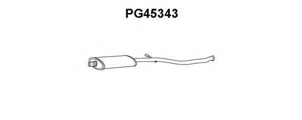 VENEPORTE PG45343 Средний глушитель выхлопных газов для PEUGEOT 206 (Пежо 206) VENEPORTE PG45343 Средний глушитель выхлопных газов для PEUGEOT 206 (Пежо 206)