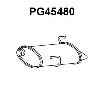 VENEPORTE PG45480 Глушитель выхлопных газов конечный 