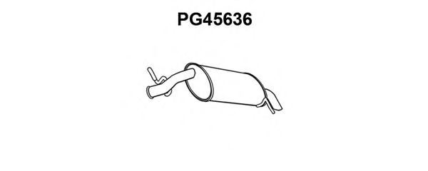 VENEPORTE PG45636 Глушитель выхлопных газов конечный 