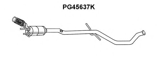 VENEPORTE PG45637K Катализатор для PEUGEOT 407 (Пежо 407) VENEPORTE PG45637K Катализатор для PEUGEOT 407 (Пежо 407)