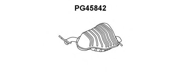 VENEPORTE PG45842 Глушитель выхлопных газов конечный 