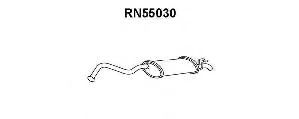 VENEPORTE RN55030 Глушитель выхлопных газов конечный 
