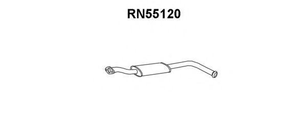 VENEPORTE RN55120 Средний глушитель выхлопных газов для RENAULT CLIO I (Рено Cлио и) VENEPORTE RN55120 Средний глушитель выхлопных газов для RENAULT CLIO I (Рено Cлио и)