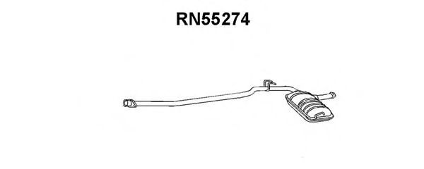 VENEPORTE RN55274 Предглушитель выхлопных газов 