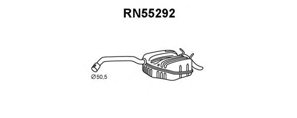 VENEPORTE RN55292 Глушитель выхлопных газов конечный для RENAULT SAFRANE (Рено Сафранэ) VENEPORTE RN55292 Глушитель выхлопных газов конечный для RENAULT SAFRANE (Рено Сафранэ)