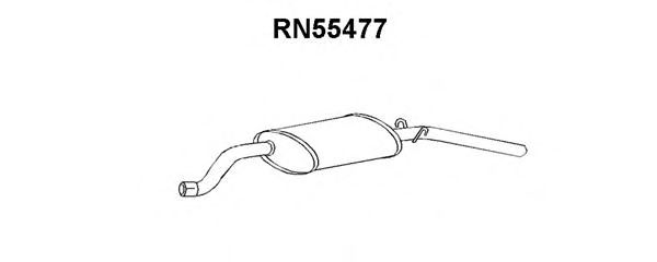 VENEPORTE RN55477 Глушитель выхлопных газов конечный 