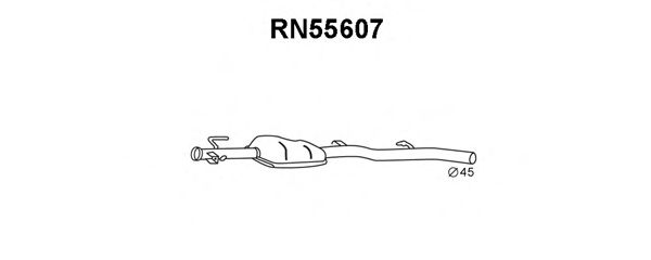 VENEPORTE RN55607 Предглушитель выхлопных газов 