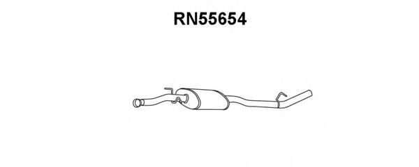 VENEPORTE RN55654 Предглушитель выхлопных газов 