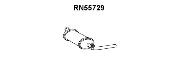 VENEPORTE RN55729 Глушитель выхлопных газов конечный 