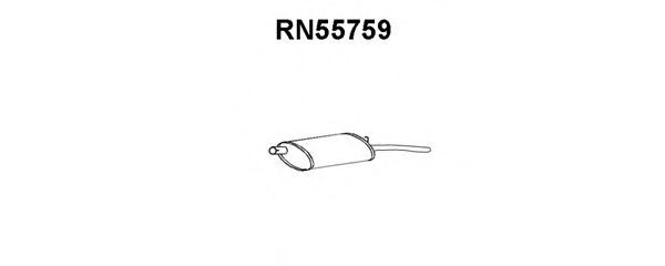 VENEPORTE RN55759 Глушитель выхлопных газов конечный 