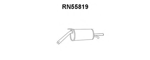 VENEPORTE RN55819 Глушитель выхлопных газов конечный 