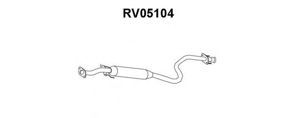 VENEPORTE RV05104 Средний глушитель выхлопных газов для ROVER 400 (Ровер 400) VENEPORTE RV05104 Средний глушитель выхлопных газов для ROVER 400 (Ровер 400)