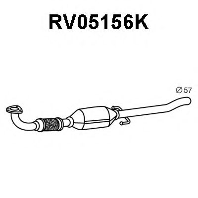 VENEPORTE RV05156K Катализатор для ROVER 75 ER (Ровер 75 эр) VENEPORTE RV05156K Катализатор для ROVER 75 ER (Ровер 75 эр)