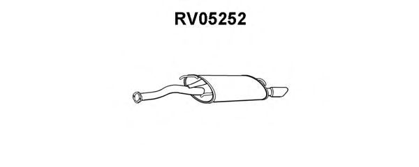 VENEPORTE RV05252 Глушитель выхлопных газов конечный для ROVER 45 (Ровер 45) VENEPORTE RV05252 Глушитель выхлопных газов конечный для ROVER 45 (Ровер 45)