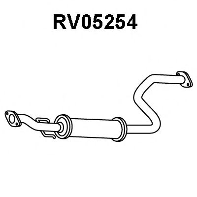 VENEPORTE RV05254 Предглушитель выхлопных газов для ROVER 45 (Ровер 45) VENEPORTE RV05254 Предглушитель выхлопных газов для ROVER 45 (Ровер 45)