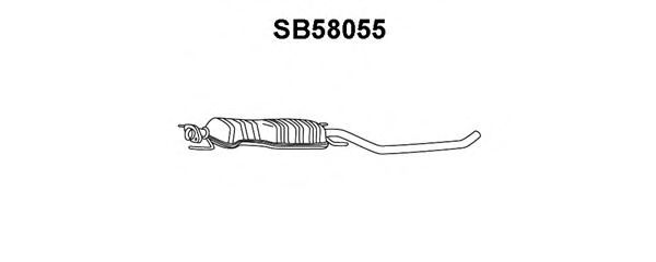 VENEPORTE SB58055 Предглушитель выхлопных газов для SAAB 9-5 (Сааб 9-5) VENEPORTE SB58055 Предглушитель выхлопных газов для SAAB 9-5 (Сааб 9-5)