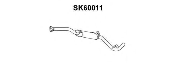 VENEPORTE SK60011 Предглушитель выхлопных газов для SKODA FELICIA II (Шкода Фелиция 2) VENEPORTE SK60011 Предглушитель выхлопных газов для SKODA FELICIA II (Шкода Фелиция 2)