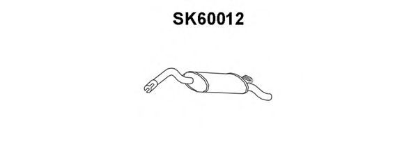 VENEPORTE SK60012 Глушитель выхлопных газов конечный для SKODA FELICIA II (Шкода Фелиция 2) VENEPORTE SK60012 Глушитель выхлопных газов конечный для SKODA FELICIA II (Шкода Фелиция 2)