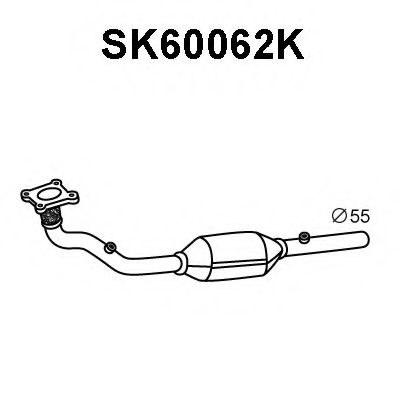 VENEPORTE SK60062K Катализатор для AUDI TT (Ауди Тт) VENEPORTE SK60062K Катализатор для AUDI TT (Ауди Тт)