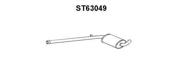 VENEPORTE ST63049 Предглушитель выхлопных газов для SEAT TOLEDO (Сеат Толэдо) VENEPORTE ST63049 Предглушитель выхлопных газов для SEAT TOLEDO (Сеат Толэдо)