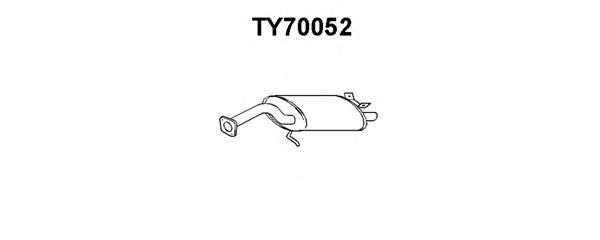 VENEPORTE TY70052 Глушитель выхлопных газов конечный для TOYOTA COROLLA FX (Тойота/тоета Cоролла инфинити фх) VENEPORTE TY70052 Глушитель выхлопных газов конечный для TOYOTA COROLLA FX (Тойота/тоета Cоролла инфинити фх)