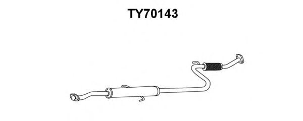 VENEPORTE TY70143 Предглушитель выхлопных газов для TOYOTA COROLLA FX (Тойота/тоета Cоролла инфинити фх) VENEPORTE TY70143 Предглушитель выхлопных газов для TOYOTA COROLLA FX (Тойота/тоета Cоролла инфинити фх)