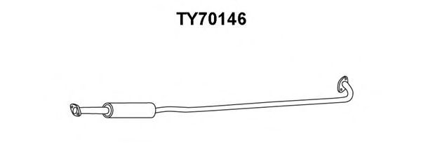 VENEPORTE TY70146 Предглушитель выхлопных газов для TOYOTA SCEPTER (Тойота/тоета Сcэптэр) VENEPORTE TY70146 Предглушитель выхлопных газов для TOYOTA SCEPTER (Тойота/тоета Сcэптэр)