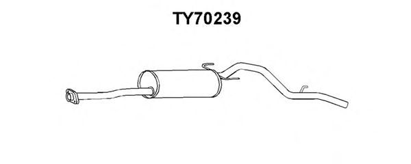 VENEPORTE TY70239 Глушитель выхлопных газов конечный для TOYOTA HILUX II (Тойота/тоета Хилуx 2) VENEPORTE TY70239 Глушитель выхлопных газов конечный для TOYOTA HILUX II (Тойота/тоета Хилуx 2)