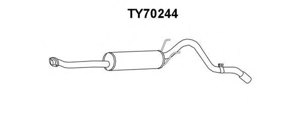 VENEPORTE TY70244 Глушитель выхлопных газов конечный для TOYOTA HILUX II (Тойота/тоета Хилуx 2) VENEPORTE TY70244 Глушитель выхлопных газов конечный для TOYOTA HILUX II (Тойота/тоета Хилуx 2)