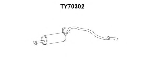 VENEPORTE TY70302 Глушитель выхлопных газов конечный для TOYOTA HILUX II (Тойота/тоета Хилуx 2) VENEPORTE TY70302 Глушитель выхлопных газов конечный для TOYOTA HILUX II (Тойота/тоета Хилуx 2)