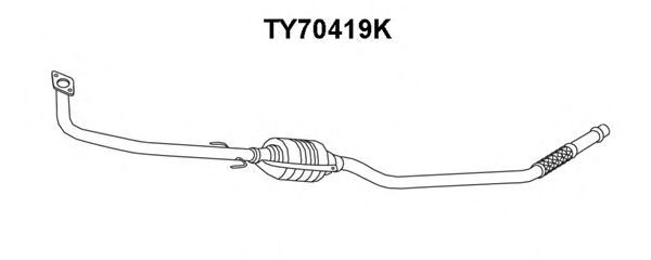 VENEPORTE TY70419K Катализатор для TOYOTA PASEO (Тойота/тоета Пасэо) VENEPORTE TY70419K Катализатор для TOYOTA PASEO (Тойота/тоета Пасэо)