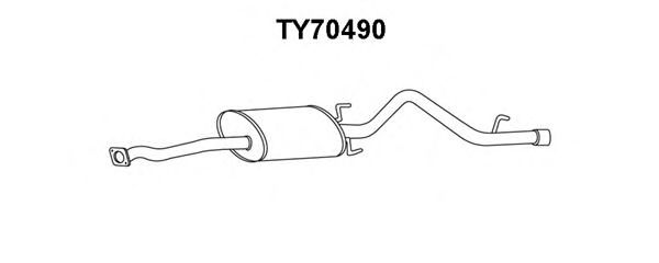 VENEPORTE TY70490 Глушитель выхлопных газов конечный для TOYOTA HILUX II (Тойота/тоета Хилуx 2) VENEPORTE TY70490 Глушитель выхлопных газов конечный для TOYOTA HILUX II (Тойота/тоета Хилуx 2)