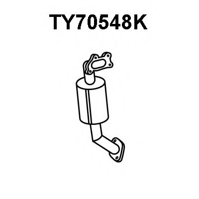 VENEPORTE TY70548K Катализатор для TOYOTA ECHO VERSO (Тойота/тоета Эчо vэрсо) VENEPORTE TY70548K Катализатор для TOYOTA ECHO VERSO (Тойота/тоета Эчо vэрсо)