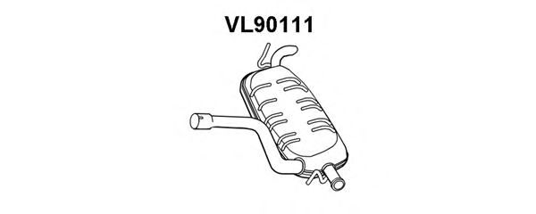 VENEPORTE VL90111 Глушитель выхлопных газов конечный 