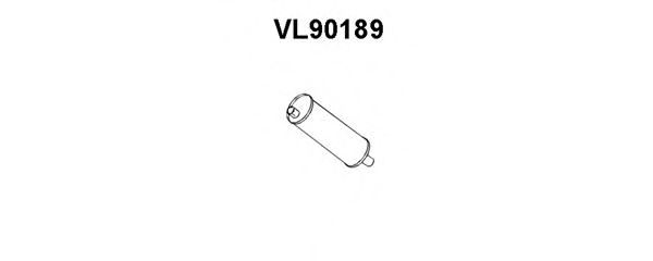 VENEPORTE VL90189 Глушитель выхлопных газов конечный 