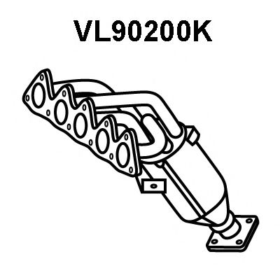 VENEPORTE VL90200K Катализатор для VOLVO S80 I (Вольво S80 1) VENEPORTE VL90200K Катализатор для VOLVO S80 I (Вольво S80 1)
