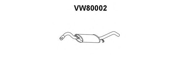 VENEPORTE VW80002 Глушитель выхлопных газов конечный для VOLKSWAGEN JETTA II (Фольксваген Жэтта 2) VENEPORTE VW80002 Глушитель выхлопных газов конечный для VOLKSWAGEN JETTA II (Фольксваген Жэтта 2)