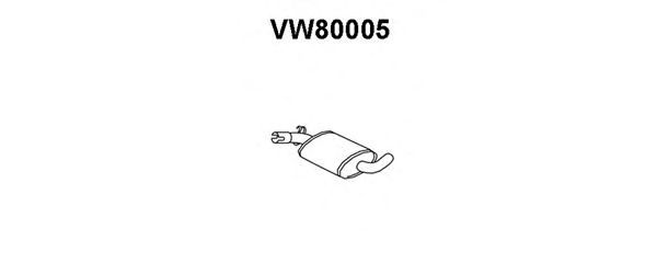 VENEPORTE VW80005 Средний глушитель выхлопных газов для VOLKSWAGEN JETTA II (Фольксваген Жэтта 2) VENEPORTE VW80005 Средний глушитель выхлопных газов для VOLKSWAGEN JETTA II (Фольксваген Жэтта 2)